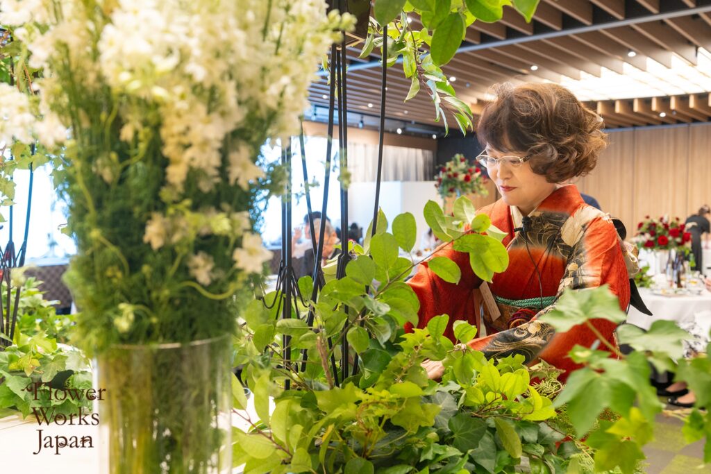 フラワーワークスジャパン12周年&谷川文江還暦パーティー