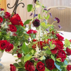 フラワーワークスジャパン12周年&谷川文江還暦パーティー会場装花