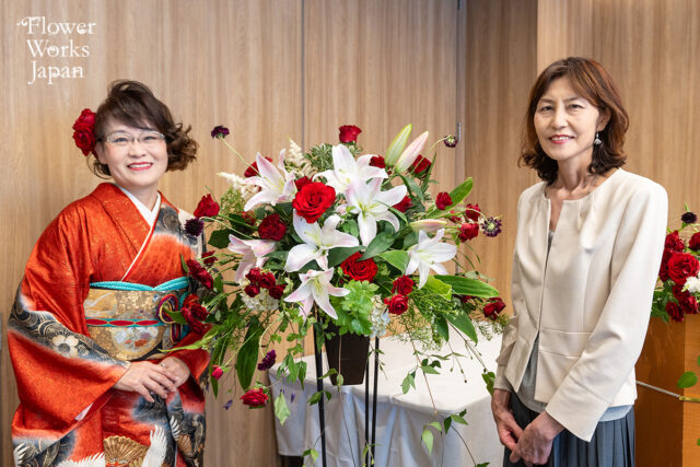 フラワーワークスジャパン12周年&谷川文江還暦パーティー