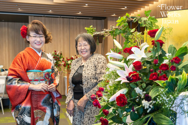 フラワーワークスジャパン12周年&谷川文江還暦パーティー