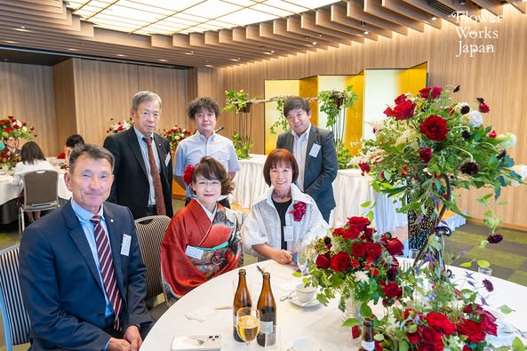 フラワーワークスジャパン12周年&谷川文江還暦パーティー