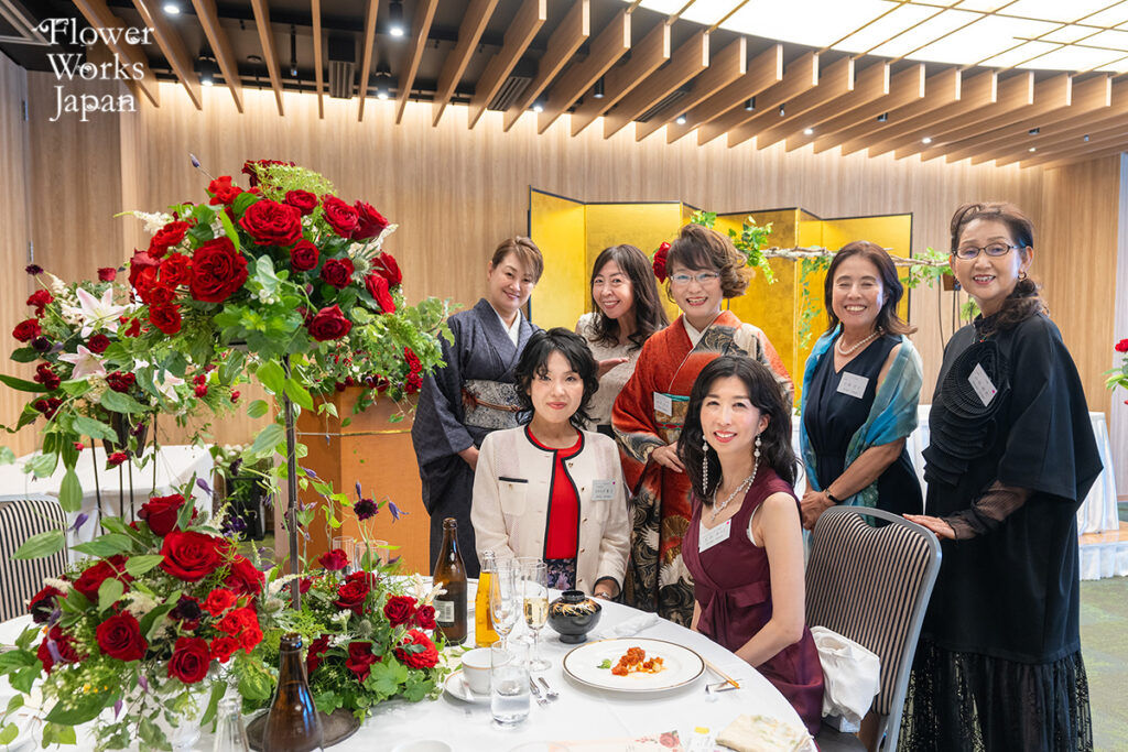 フラワーワークスジャパン12周年&谷川文江還暦パーティー