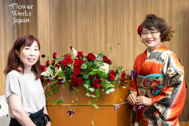 フラワーワークスジャパン12周年&谷川文江還暦パーティー