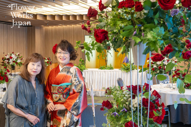 フラワーワークスジャパン12周年&谷川文江還暦パーティー