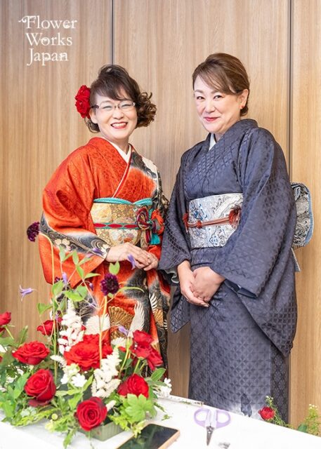 フラワーワークスジャパン12周年&谷川文江還暦パーティー