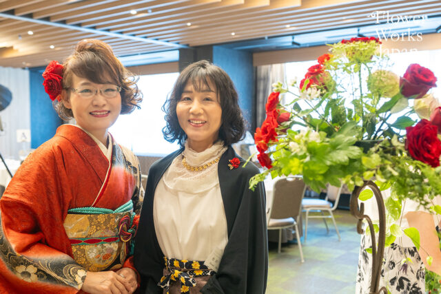 フラワーワークスジャパン12周年&谷川文江還暦パーティー