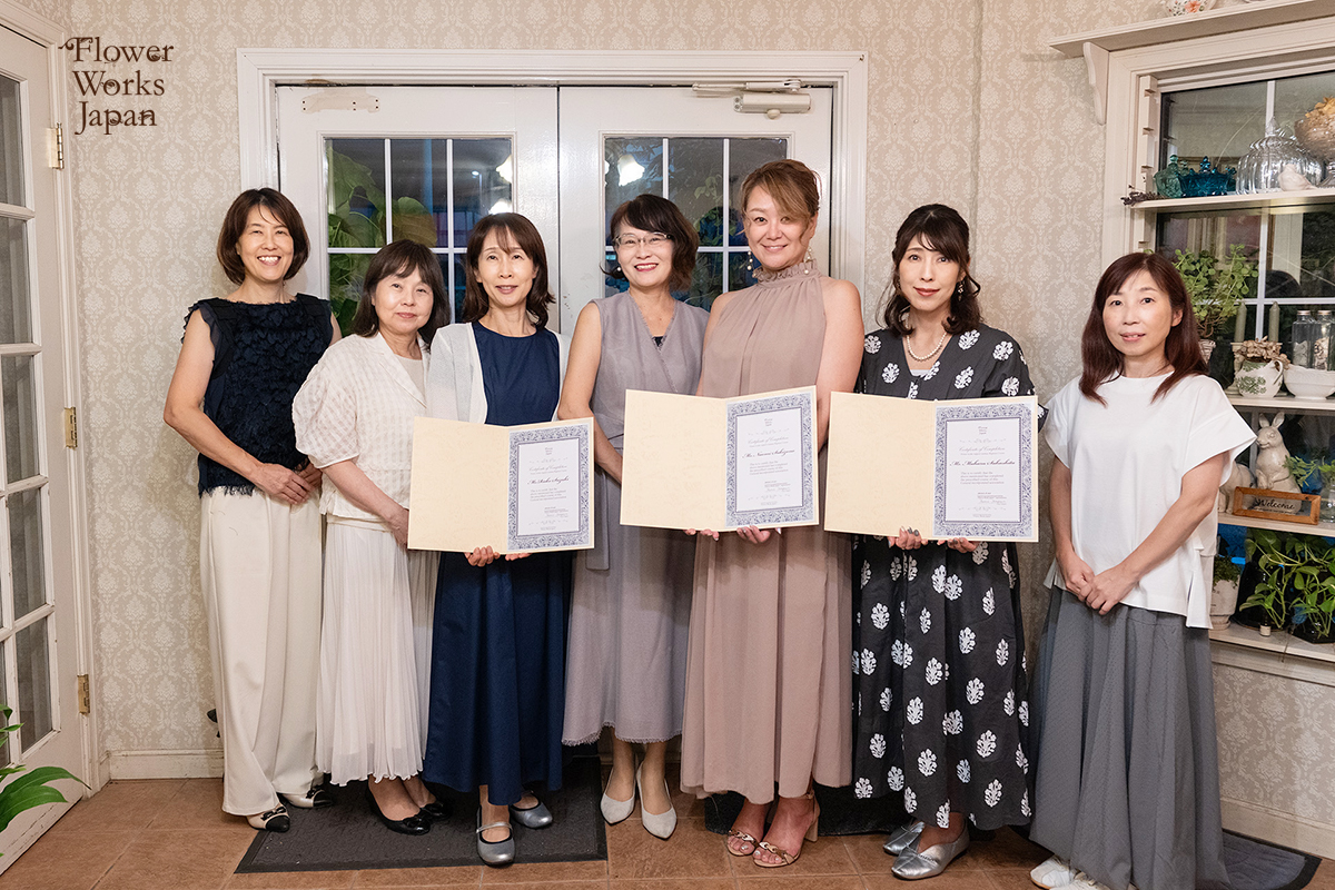2025年前期　花仕事支援セミナー修了のご報告【フラワーアレンジメント資格】