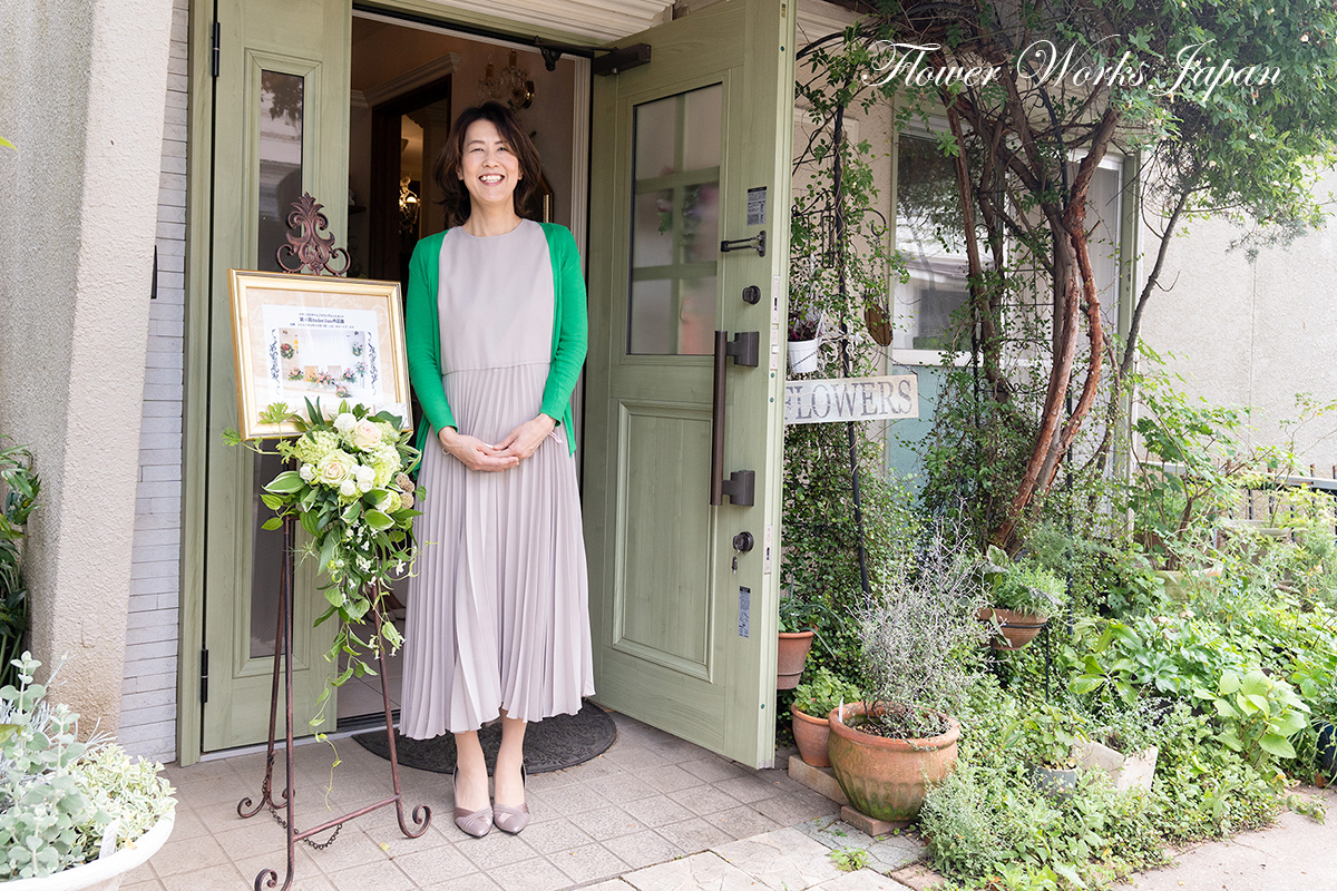 FWJ認定講師インタビュー｜花と人をつなぐアトリエジューンの温かな世界・理事石井純子先生